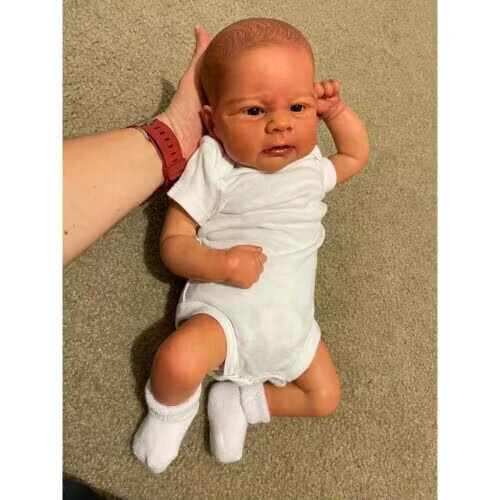 OtardDolls Elijah Baby Puppe, 18 Zoll, handgemacht, 3d gemaltes Haar - Bild 2