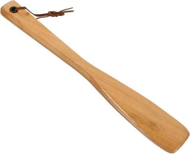 Bambus-Schuhanzieher mit langem Griff in Braun, Länge: 40 cm - Bild 1