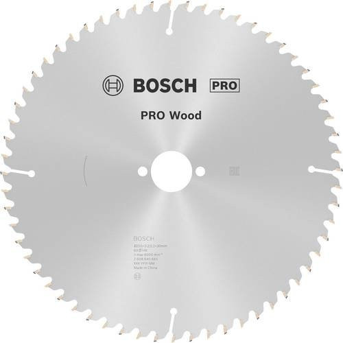Bosch Optiline Kreissägeblatt Carbide Tipped für Holz und Metall, Farbe: Silber, Durchmesser: 250 mm, Bohrung: 30 mm, Breite: 3,2 mm, Zähneanzahl: 60 - Bild 1