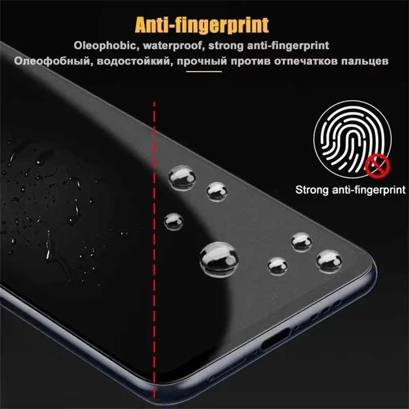 3er-Pack Anti-Spion Hydrogel-Schutzfolie für Samsung Galaxy S24 S23 S22 S21 S20 Ultra S10 S9 Note 20 10 transparent - Bild 3