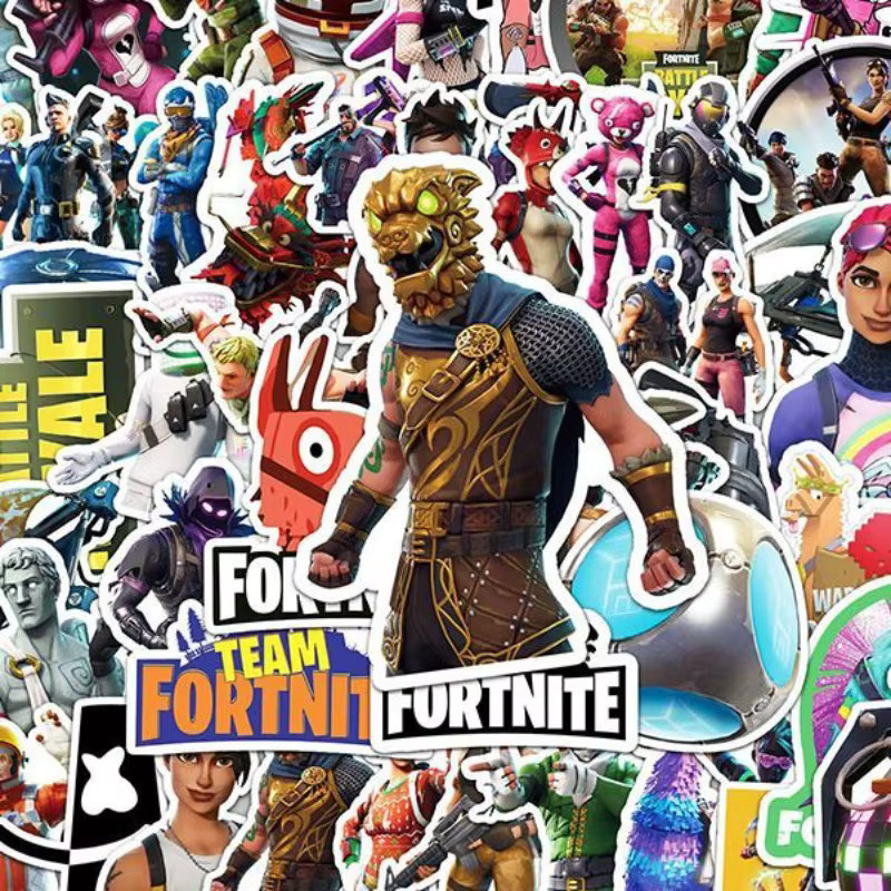 Fortnite Aufkleber, Nachfüllpack, Bunt / Mehrfarbig - Bild 3