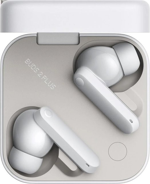 CMF by Nothing Buds 2 Plus TWS In-Ear Kopfhörer mit ANC und MultiPoint in Hellgrau - Bild 1