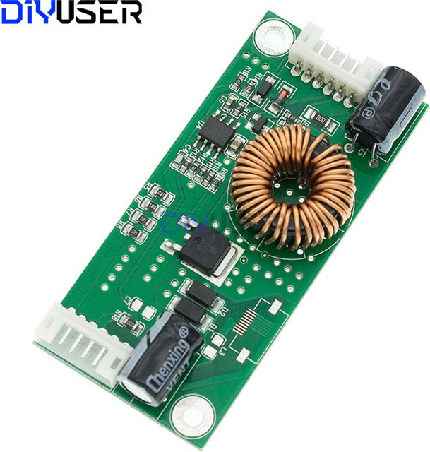 DIYUSER LED LCD Universal TV Hintergrundbeleuchtung Treiberplatine Boost Step Up Lampe 10,8–24 V bis 15–80 V für 14–37 Zoll, Grün - Bild 1