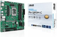 Asus PRO Q870M-C-CSM Mainboard mit Intel LGA 1851 Sockel, Q870 Chipsatz, Micro-ATX Formfaktor und DDR5 Unterstützung - Bild 2