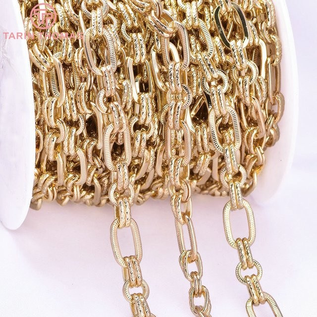 TARIN THOMAS Halskette, 50 cm, goldfarben, Messing, Unisex - Bild 1