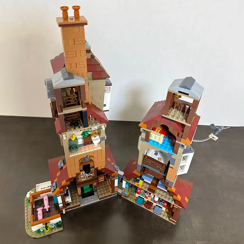 YMOLGA Architektur Rotes Haus, Konstruktions-Baustein-Set, 2405 Teile, ab 14 Jahren - Bild 3