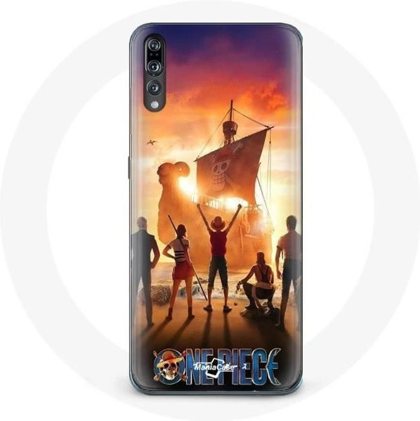 Flexible Handyhülle One Piece für Huawei P20 in Weiß und Multicolour - Bild 1