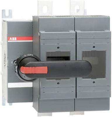 ABB Lasttrennschalter OS800D02P, 2-polig, 720A, grau - Bild 1