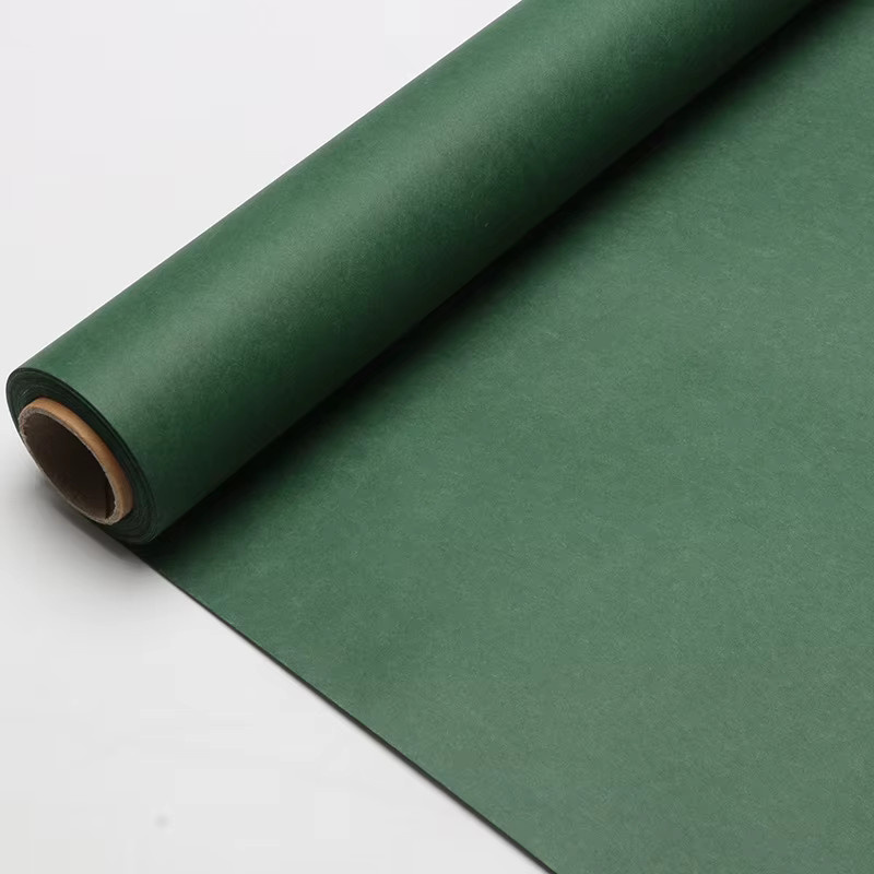 Grünes Bastelpapier als Rolle für Kunst, Verpackungen und Blumensträuße, mattes Kraftpapier - Bild 4