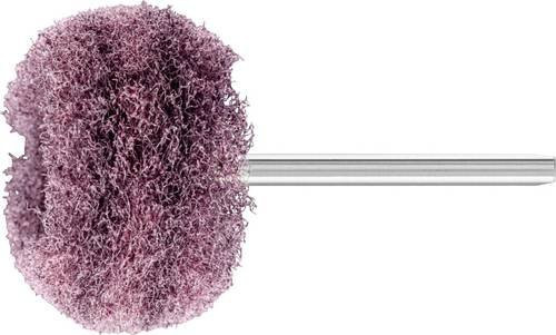 PFERD POLINOX Vlies-Schleifstift PNR A280 in Violett für Feinschliff und Finish, Durchmesser: 30 mm, Länge: 20 mm, Schaft-Durchmesser: 3 mm, 10 Stück - Bild 1