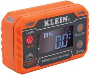 Klein Tools Digitaler Neigungsmesser mit Winkelalarm in Orange - Bild 1