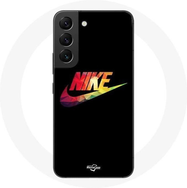Samsung Galaxy S22 Schutzhülle mit Nike Logo in Schwarz - Bild 1