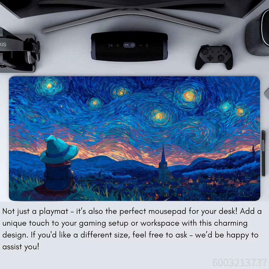 Potdemiel Van Gogh Starry Night Magic Playmat, Gaming-Matte, multicolour - Bild 4