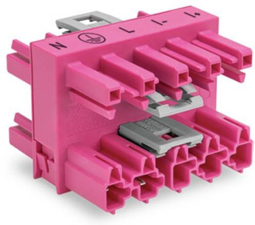 WAGO WINSTA MIDI Steckverbinder 770-1746/080-000 Stecker gerade, 5-polig, 25A, Pink, 25 Stück - Bild 1