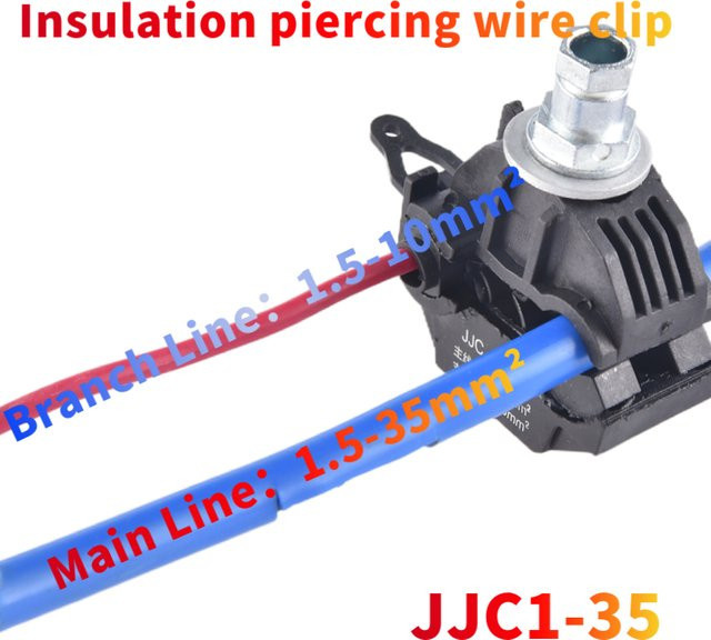 JJC1-35 Isolationsdurchdringende Kabelklemme als Shunt-Kabelverbinder für Hauptkabel 1,5-35 und Servicekabel 1,5-10 mit 1KV Schnellverbinder - Bild 1