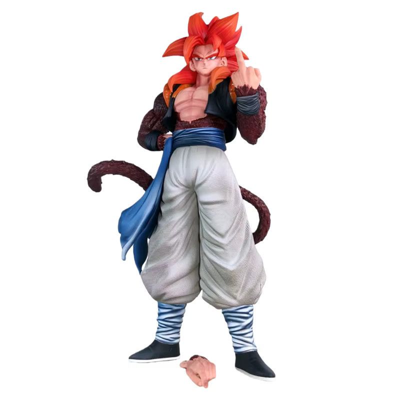 Bandai Dragon Ball YS Super Saiyajin 4 Gogeta Anime-Figur aus PVC in Multicolor mit austauschbaren Händen, Höhe: 31,0 cm - Bild 2
