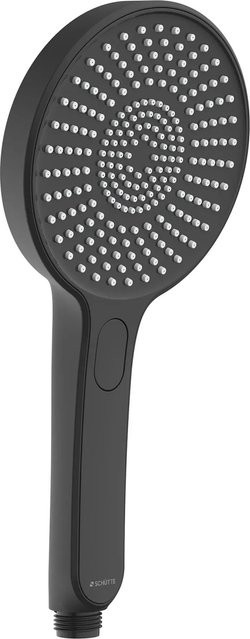 Schütte Handbrause Karibik in Schwarz Matt mit Anti-Limescale-Funktion und Spray-Strahl - Bild 1