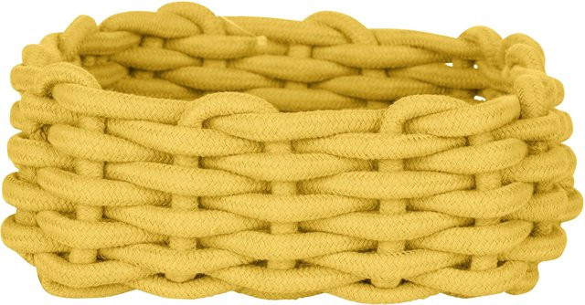 Schöner Wohnen Badkorb Melara M aus Cotton Rope in Gelb, B/T/H: 21,5 x 7,5 x 21,5 cm - Bild 1