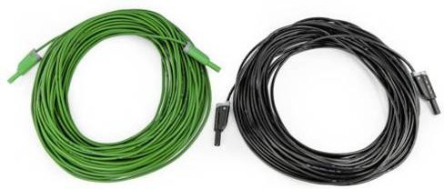 HT Instruments KIT-EXT25M Messleitungs-Set in Grün und Schwarz - Bild 1