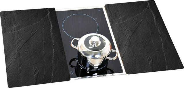 Kesper Glasschneideplatte aus Glas in Schiefergrau, rechteckig, B/L: 28,5 x 50 cm - Bild 1