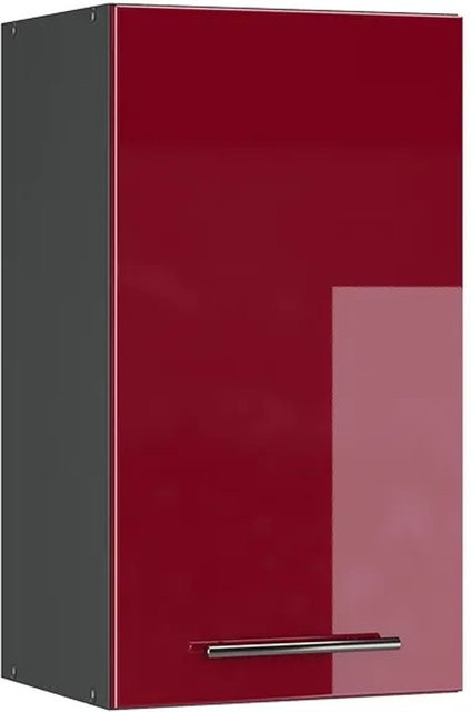 Vicco Hängeschrank Fame-Line Küchenschrank Hochglanz Bordeaux Anthrazit Breite: 40 cm - Bild 2