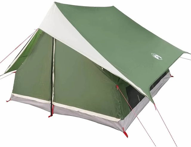 vidaXL Zelt mit Dach in Grün aus Polyester, H x B x T: 200 x 315 x 330 cm - Bild 1