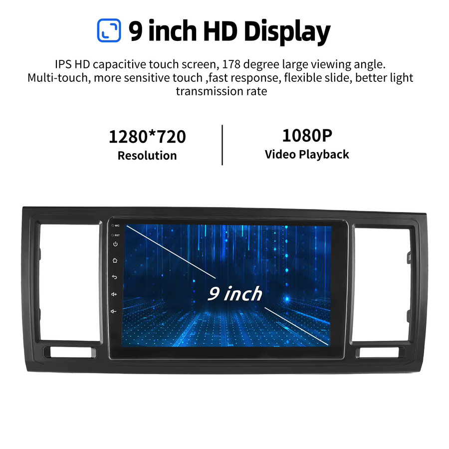 MOPECT 9-Zoll Android 15 Autoradio für VW Transporter T6 2016-2019 mit Carplay, 4G+64G, GPS, Bluetooth, DAB und DVR in Schwarz - Bild 6
