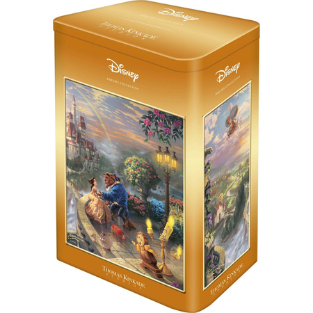 Schmidt Spiele Disney Beauty and the Beast Nostalgie Puzzle in einer Metalldose mit 500 Teilen