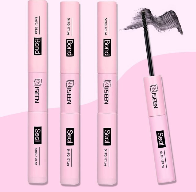ISEEN Wimperncluster-Kleber 2-in-1, 10 ml, schwarz, wasserfest, Unisex - Bild 1