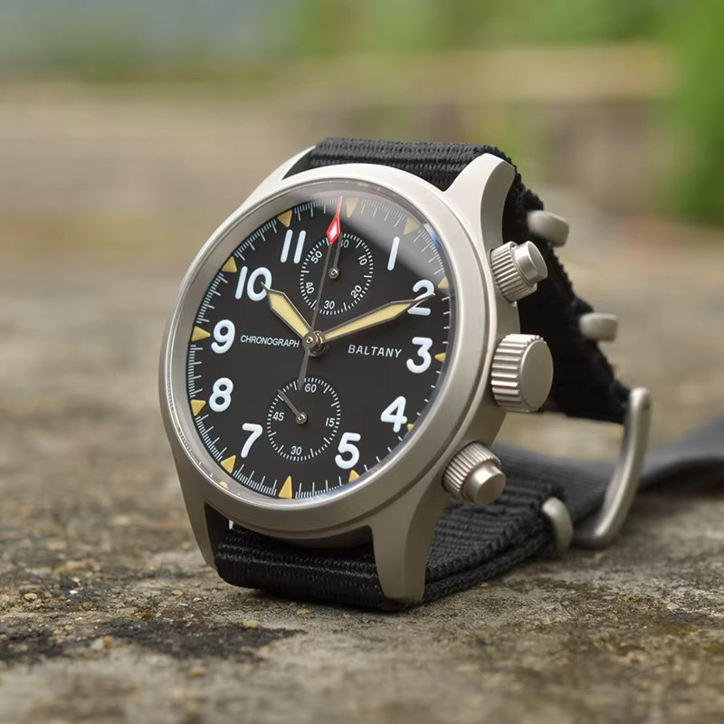 Baltany Chronograph, Quarz, Edelstahl, Saphirglas, 39 mm, Herren - Bild 3