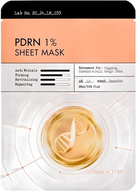 DERMA FACTORY PDRN 1% Tuchmaske, 23 ml - Bild 1