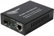 ALLNET Medienkonverter PoE ALL-MC202P-SFP in Schwarz mit 1000BASE-SX/LX Single-/Multimode SFP Mini-GBIC Anschluss (15,4W/30W) - Bild 1
