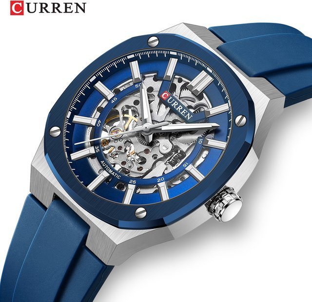 CURREN Armbanduhr Automatik, Edelstahl, Saphirglas, 41 mm, Herren - Bild 1