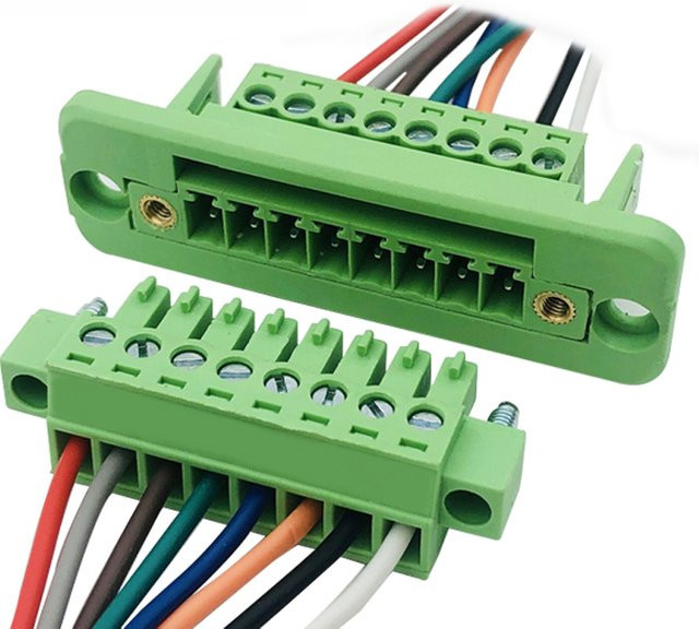 JCD Steckbare Terminal Block Stecker JM15EDGKM in Grün mit 3,81mm Pitch - Bild 1