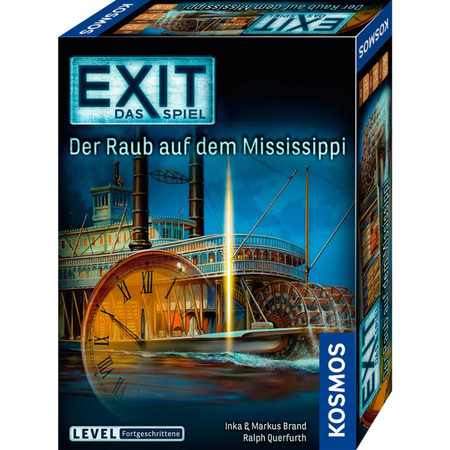 EXIT - Das Spiel Der Raub auf dem Mississippi Escape-Room Partyspiel von Kosmos für Fortgeschrittene