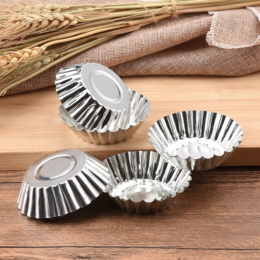 VIE LENTE Backform aus Edelstahl in Silber für Muffins, Cupcakes und Pudding - Bild 3