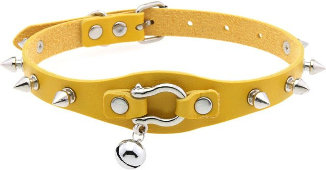 YIRAN Choker Halskette Leder, Schwarz, Damen - Bild 1