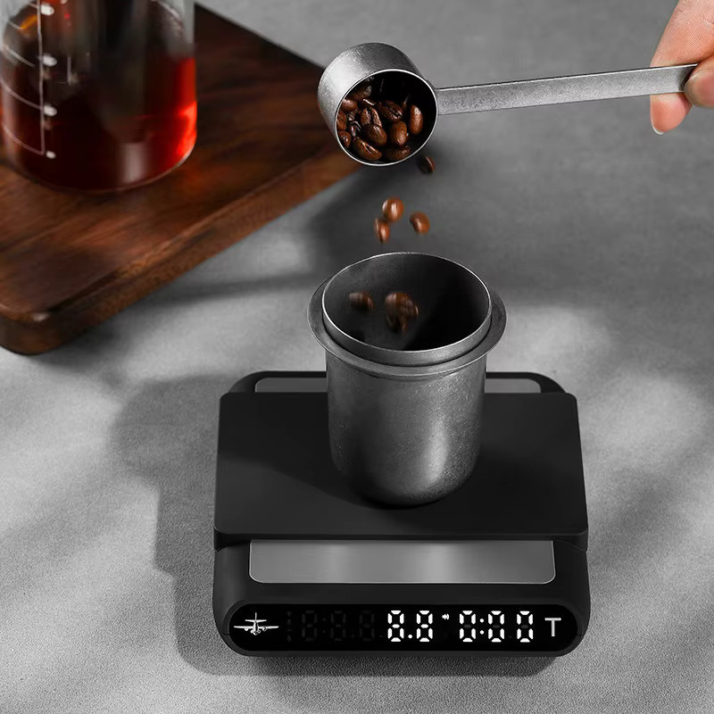 JUSTINLAU Formula Smart Kaffeewaage mit Timer für Pour-Over und Espresso, elektrisch, in Weiß oder Schwarz - Bild 2