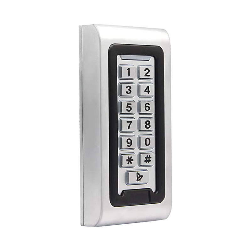 LUCKING DOOR WLAN Smart Türschloss mit Tuya App-Steuerung, IP68 Wasserdichtes Outdoor Zugangskontrollsystem aus Metall mit Tastatur und RFID, Farbe: Silber - Bild 6