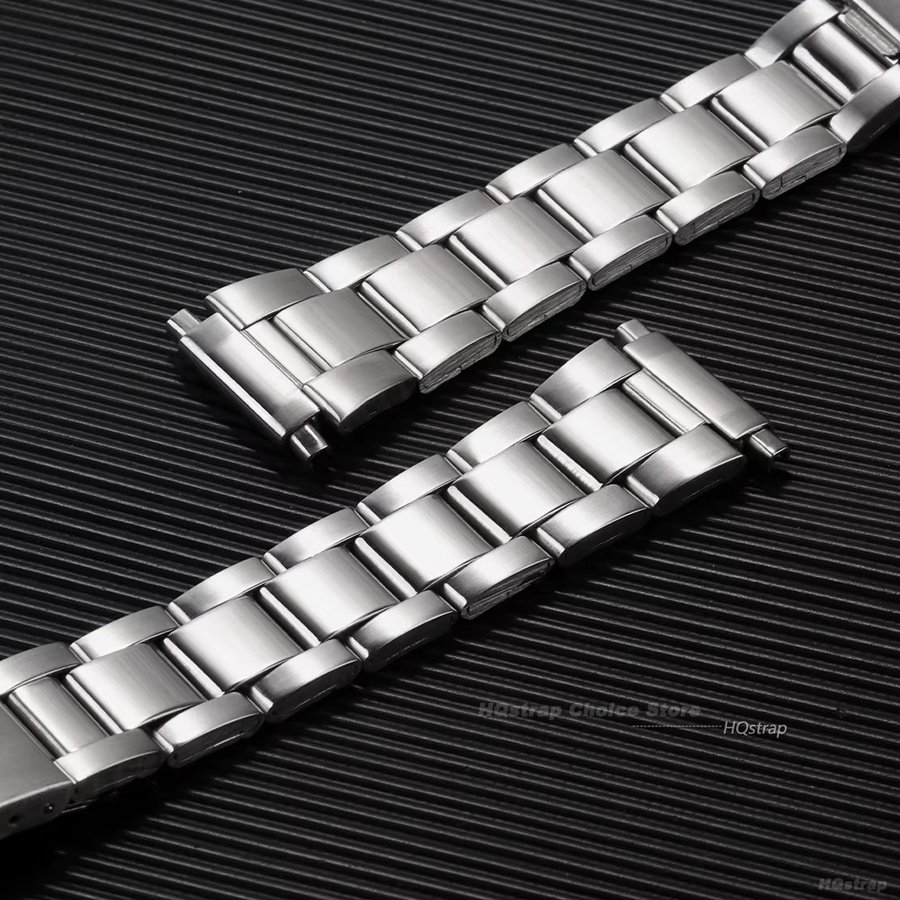 HQstrap Uhrenarmband Edelstahl, Silber, Unisex - Bild 2
