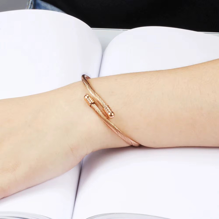 Vqysko Armband, Edelstahl, Bicolor, Damen - Bild 2