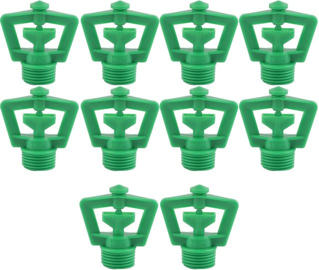 10er Set GoolRC Garten-Sprinkler mit G1/2 Außengewinde und 360 Grad Rotation aus Kunststoff - Bild 1