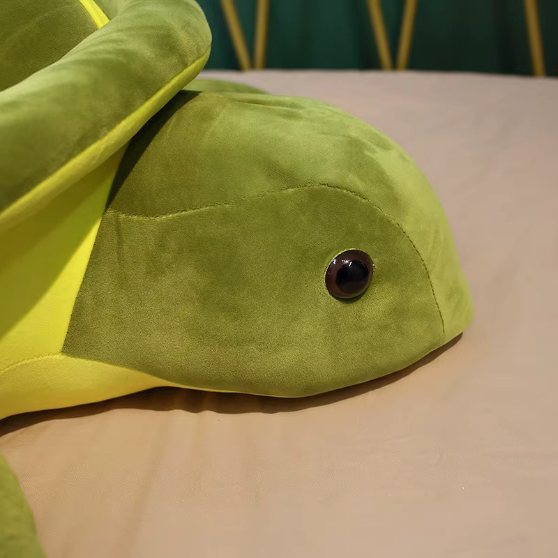 MIAOOWA Kawaii Schildkröte Plüschtier, Meerestiere, Grün, 35 cm - Bild 3