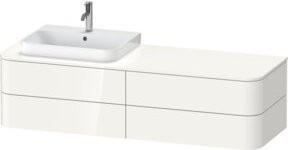 Duravit Waschtischunterschrank Happy D.2 Plus in Weiß Hochglanz, B/T: 160 x 55 cm - Bild 1