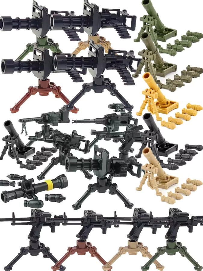 BRICKPANDA Militär Bausteine NSV Gatling-Mörser Spielzeug Set in Multicolour - Bild 3
