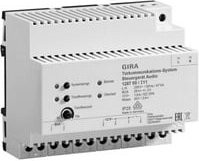 Gira Audio Bussystem Steuergerät REG in Weiß, 6 Teilungseinheiten, Typ 128700 - Bild 1