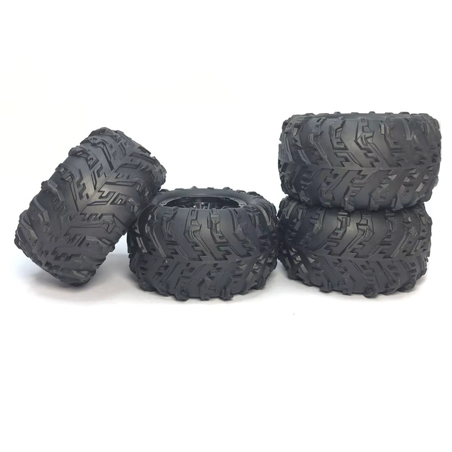 YSIDO RC Gummi Schnee Offroad Rad Reifen, Schwarz - Bild 4