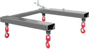 Bauer Südlohn Big-Bag-Traverse TBB-W für Stapler aus Stahl, Mausgrau, B: 94,5 cm, T: 90,0 cm, H: 36,5 cm - Bild 1