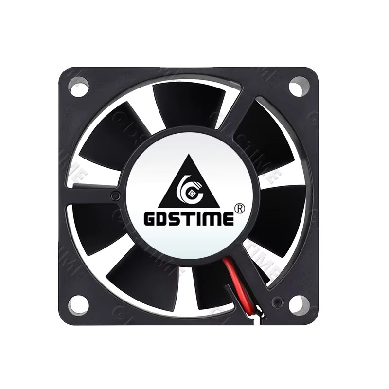 Gdstime 6020 Axiallüfter Schwarz B/T/H: 6,0 x 6,0 x 2,0 cm 24V 12V DC Bürstenloser Kühllüfter mit Doppelkugellager für 3D-Drucker - Bild 2