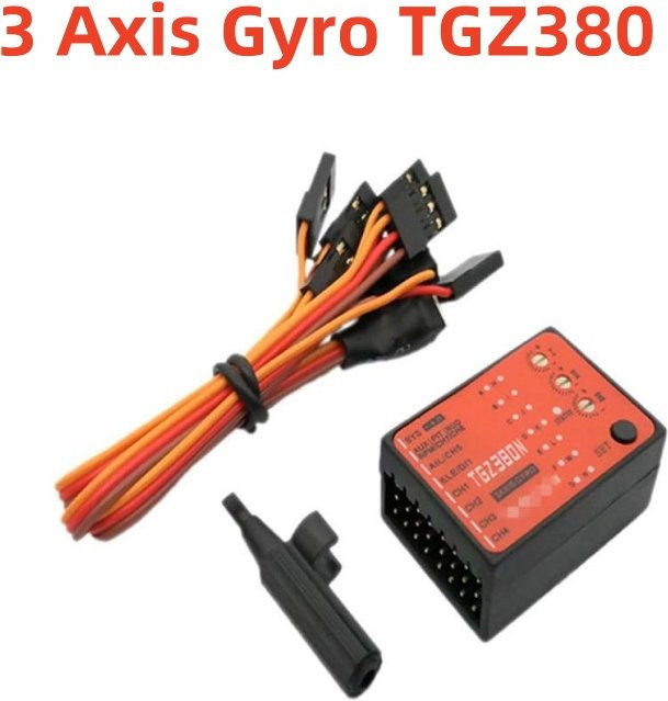 MKronRC TGZ380N 3-Achsen-Gyro-Flybarless-System-Gyroskop, mit Servokabel - Bild 1